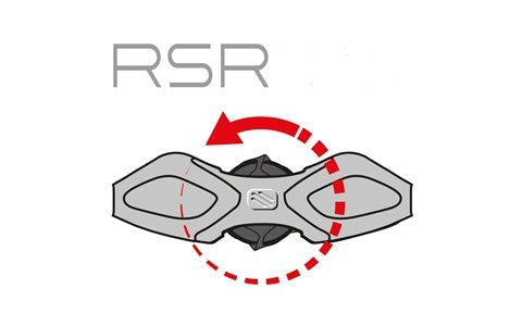RSR 11 Fit System EGOS Helmet. Black/Grey Retention System Kit