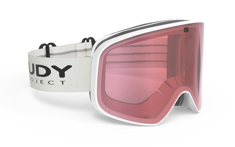 Rudy Project Skermo - White Matte Laser Kayvon Red
