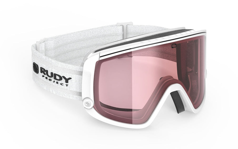 Rudy Project Spincut - White Gloss Kayvon Red