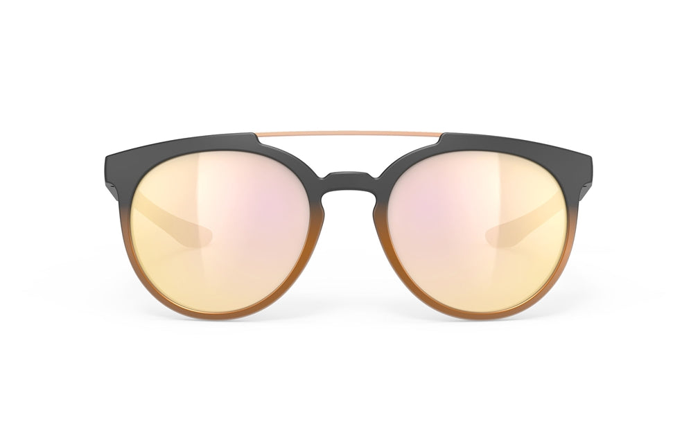 
                  
                    Rudy Project Astroloop Black Fade/Bronze Matte - Multilaser Gold
                  
                