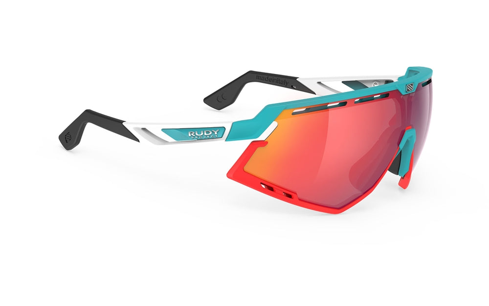 Rudy Project Defender Emerald/White (Matte) -  Multilaser Red