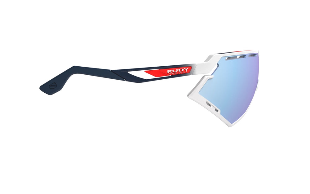 
                  
                    Rudy Project Defender - White Gloss/Fade Blue, Red Stripes - Multilaser Ice
                  
                