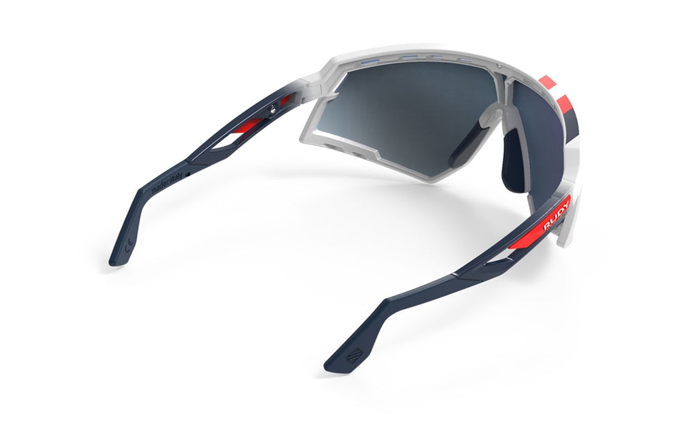 
                  
                    Rudy Project Defender - White Gloss/Fade Blue, Red Stripes - Multilaser Ice
                  
                