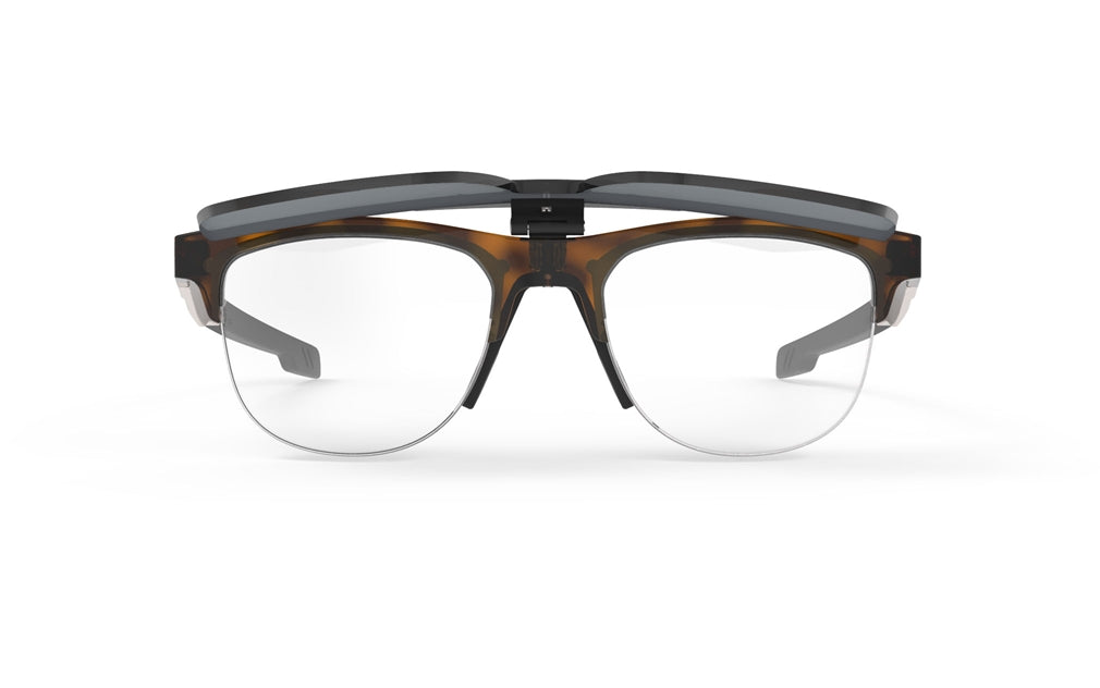 
                  
                    Rudy Project Inkas Flip-Up Demi Turtle Gloss - Half Rim B with Smoke Black Flip
                  
                