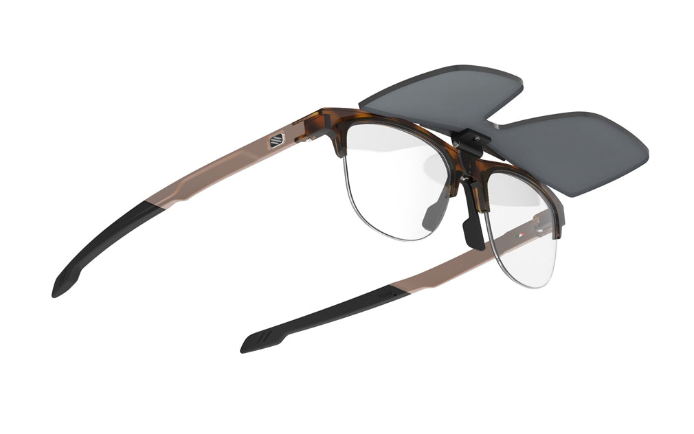 
                  
                    Rudy Project Inkas Flip-Up Demi Turtle Gloss - Half Rim B with Smoke Black Flip
                  
                
