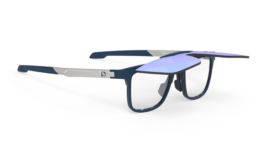 Rudy Project Inkas Flip-Up Blue Navy Matte - Full Rim with Multilaser Ice Flip