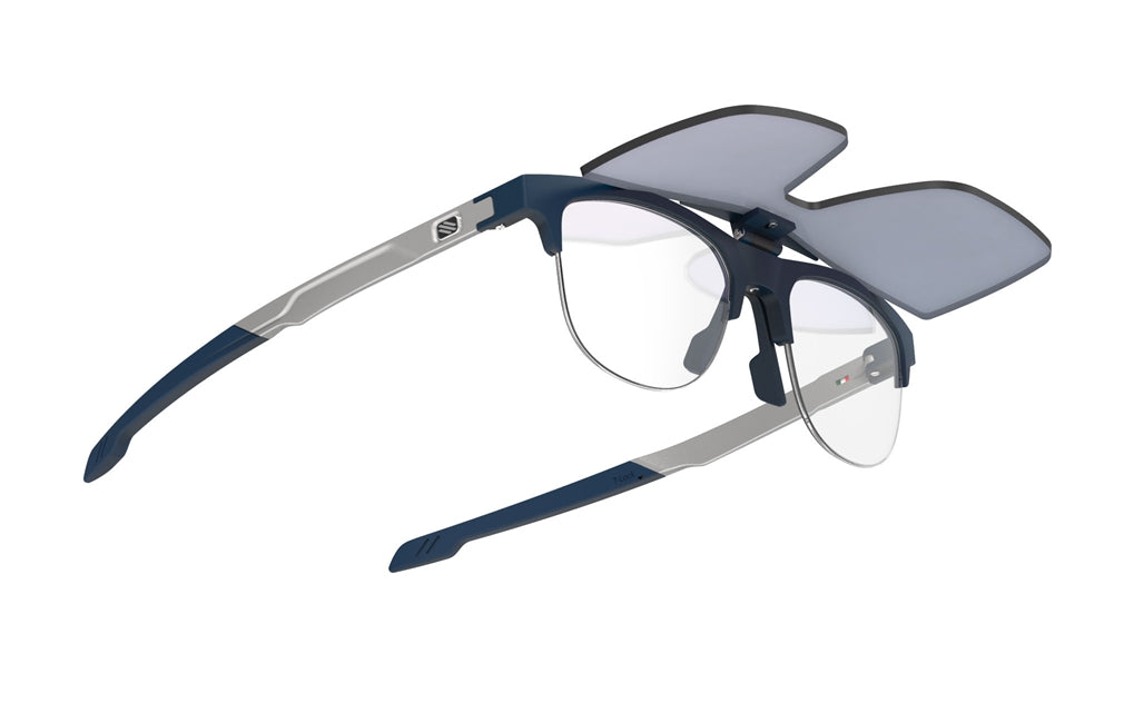 
                  
                    Rudy Project Inkas Flip-Up Blue Navy Matte - Half Rim B with Multilaser Ice Flip
                  
                