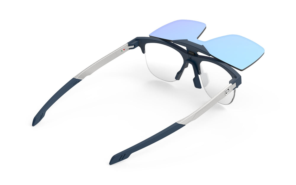 
                  
                    Rudy Project Inkas Flip-Up Blue Navy Matte - Half Rim B with Multilaser Ice Flip
                  
                