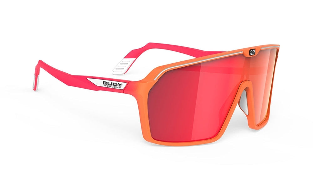 Rudy Project Spinshield - Mandarin Fade/Coral Matte - Multilaser Red Lenses