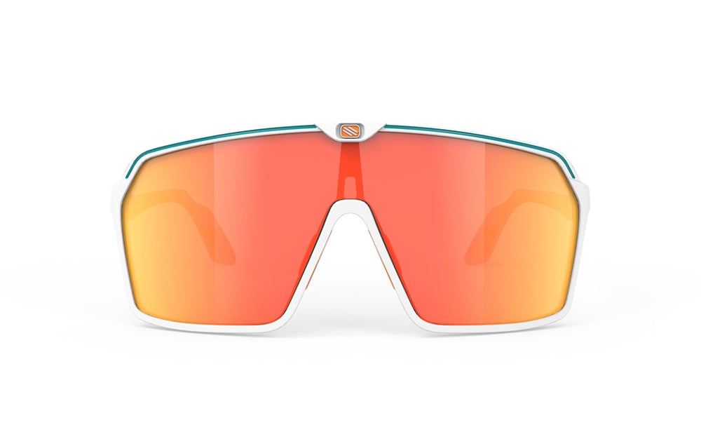 
                  
                    Rudy Project Spinshield - White/EmeraldMatte - Multilaser Orange
                  
                