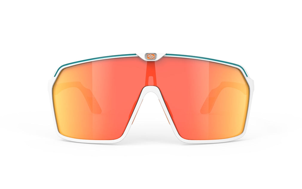 
                  
                    Rudy Project Spinshield - White/EmeraldMatte - Multilaser Orange
                  
                