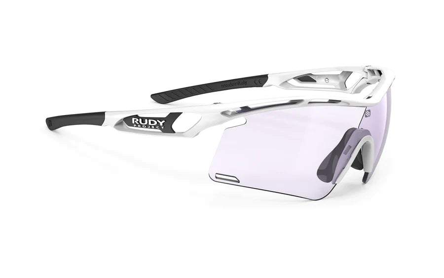 Rudy Project Tralyx + White Gloss - ImpactX Photochromic 2 Laser Purple